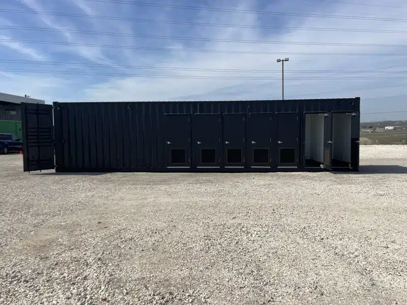 40 ft Container Bathroom with Storage 2