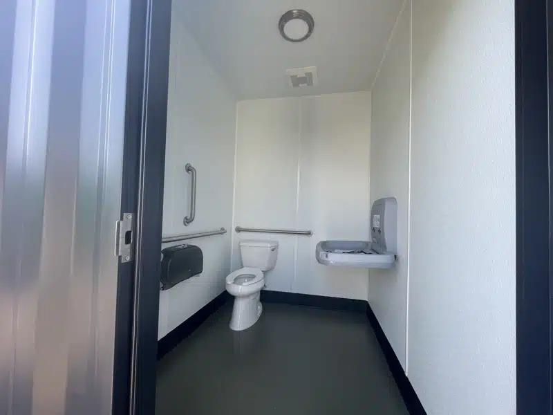 40 ft Container Bathroom with Storage 4